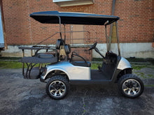 Load image into Gallery viewer, Shop the HD Golf Wheels SAW Gloss Black Machined Face &amp; Lip online today for your Club Car, Cushman, EZGO, ICON EV, Garia, Massimo, Polaris, or Yamaha Golf Cart.