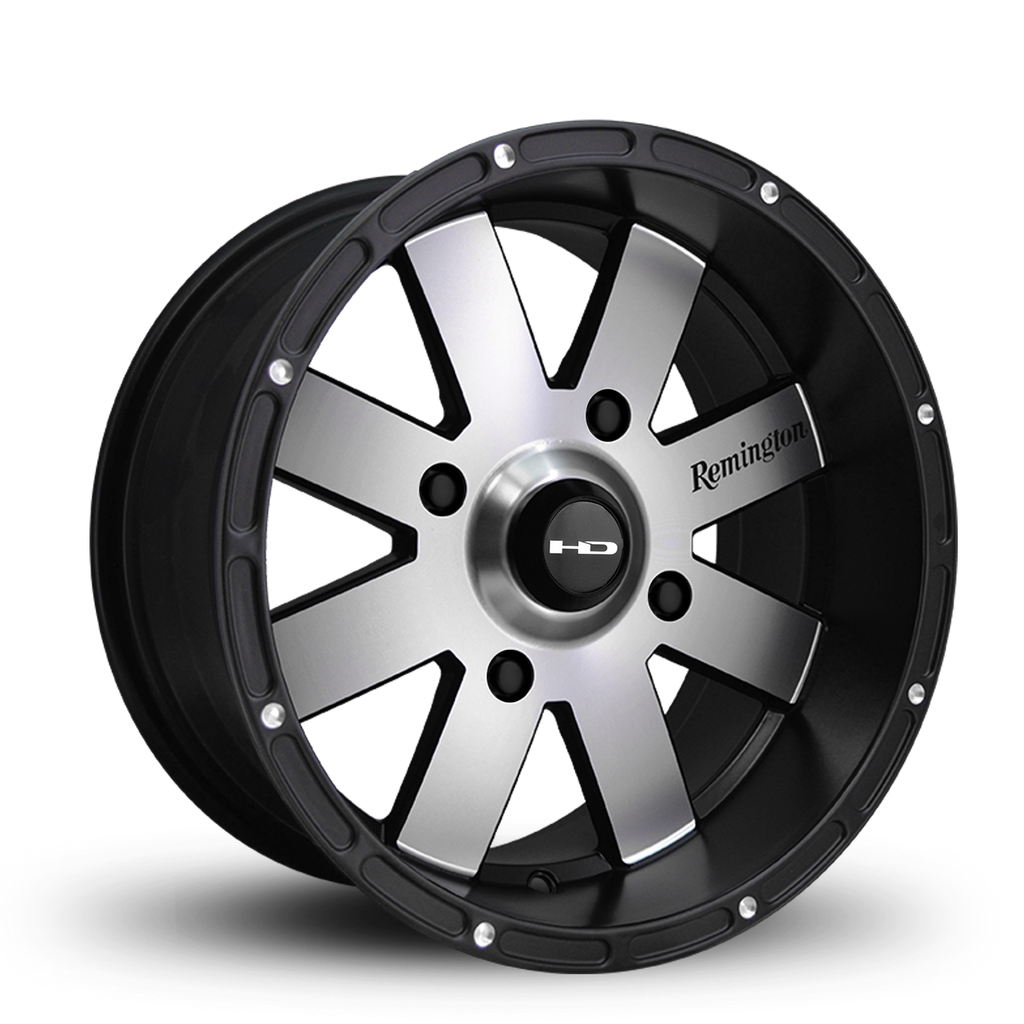 HD Off-Road Wheels 8-Point ATV/UTV | Satin Black Machined Face