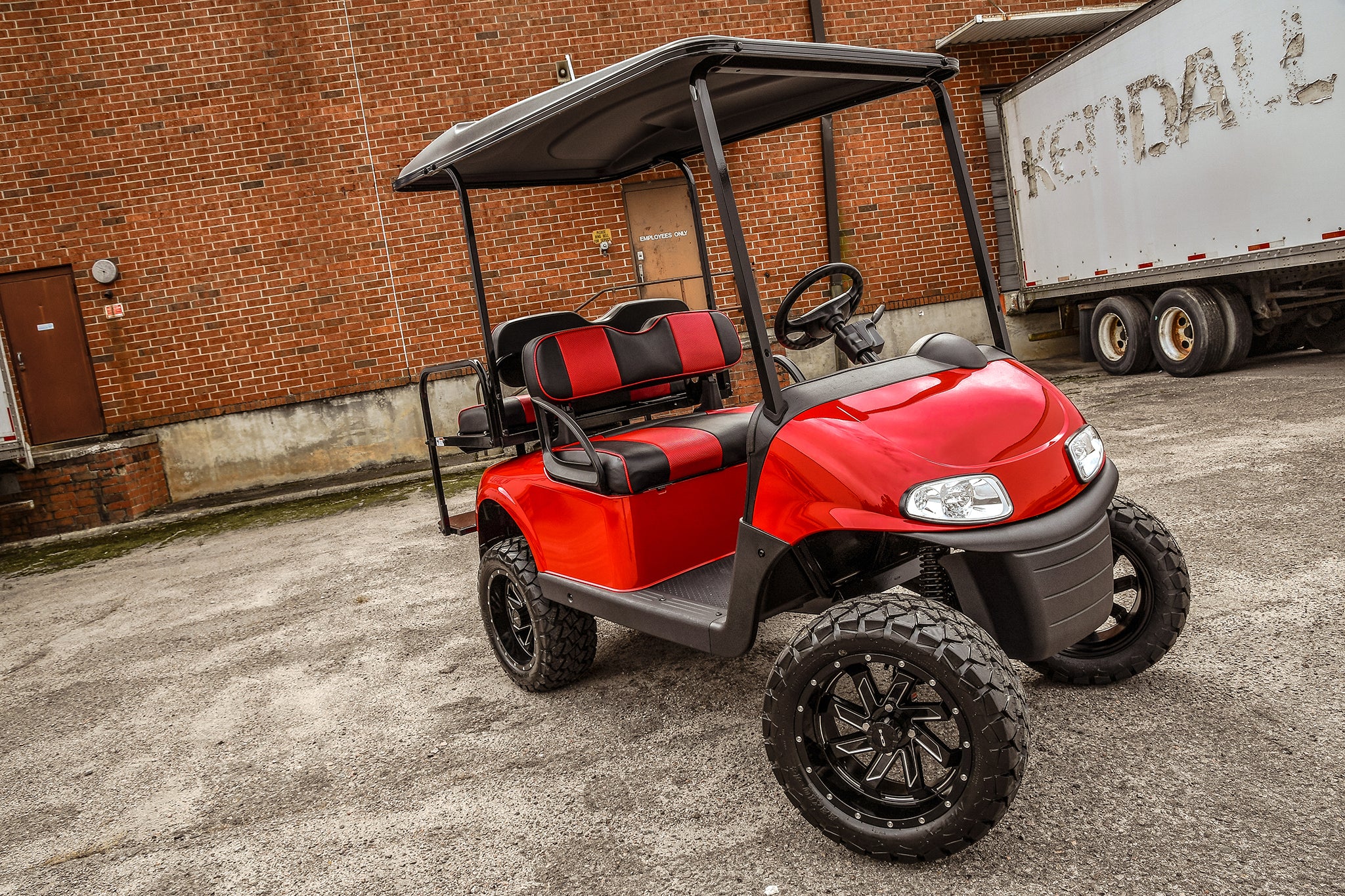 Shop the HD Golf Wheels SAW Gloss Black Milled Edges online today for your Club Car, Cushman, EZGO, ICON EV, Garia, Massimo, Polaris, or Yamaha Golf Cart.