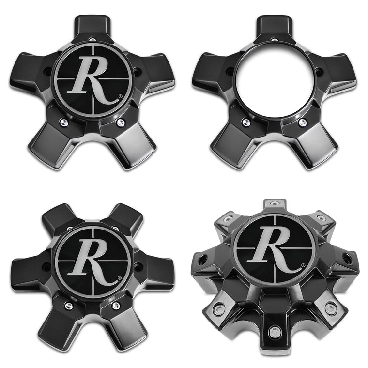 Remington Off-Road - Satin Black V2 Hybrid Off-Road Truck Wheel Caps