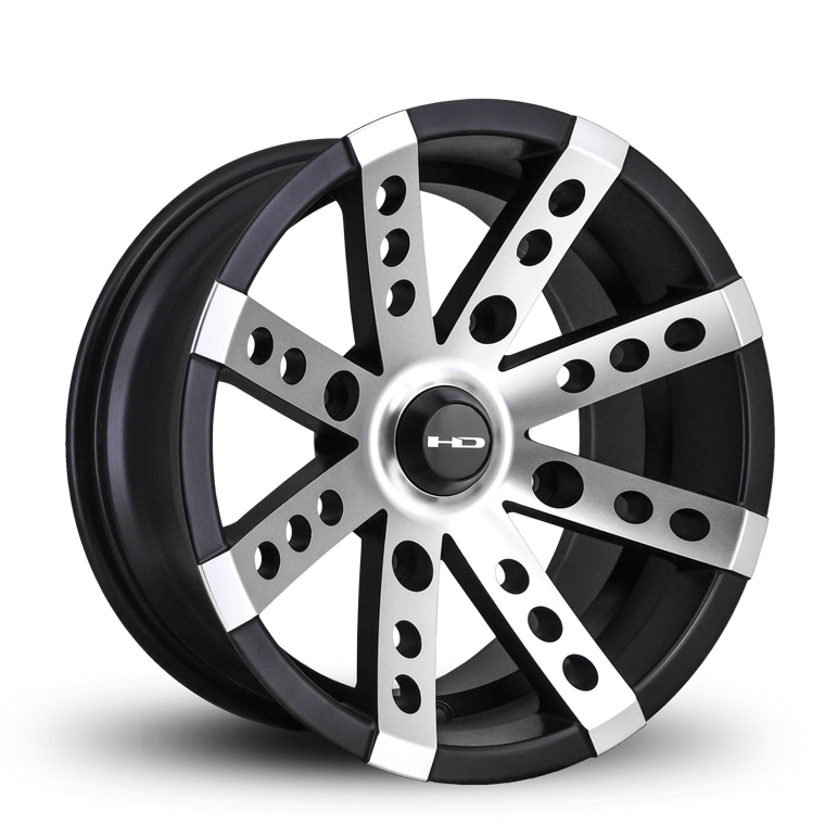HD Off-Road Wheels Buckshot ATV/UTV | Satin Black Machined Face