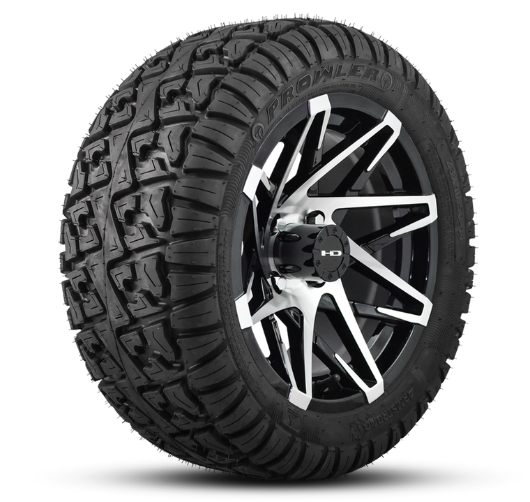 12 Inch HD GOLF CART WHEEL TIRE PACKAGES with ALL TERRAIN