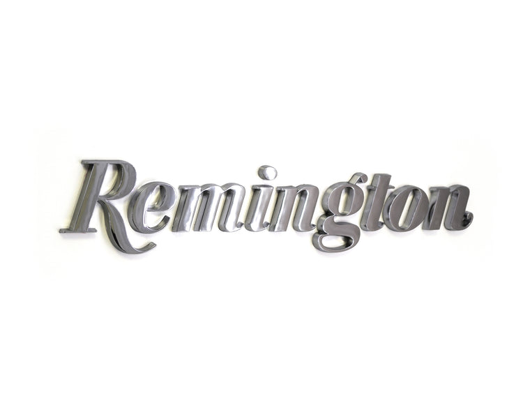 Remington Off-Road Raised Letter Chrome Emblems
