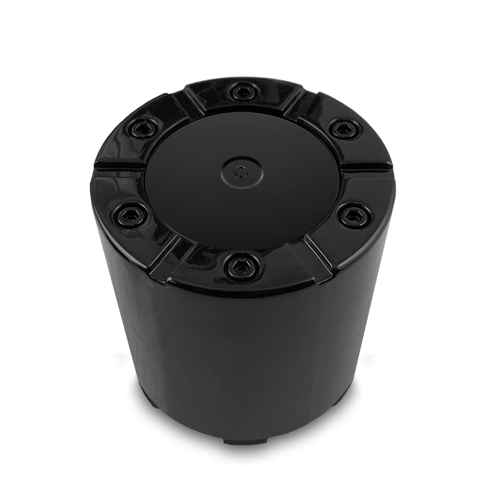 Buy replacement HD Golf Wheel Center Caps in Gloss Black