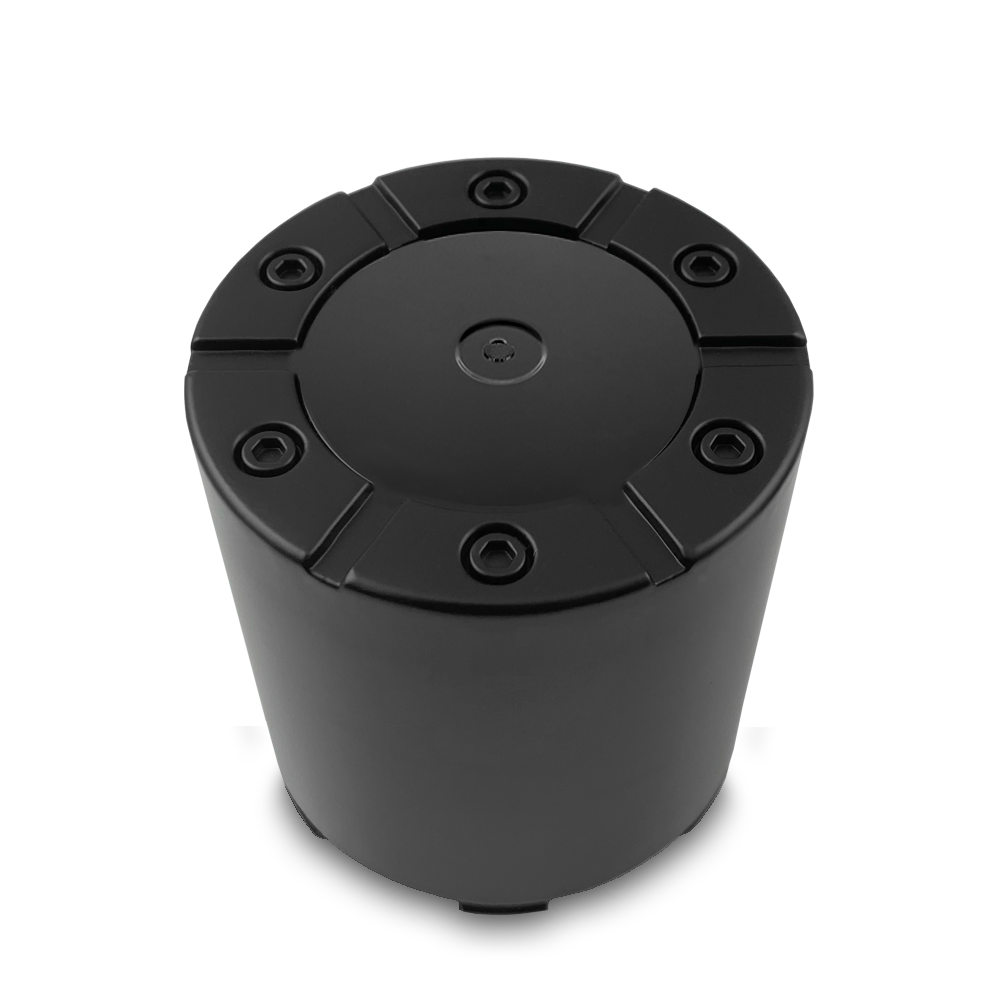 Buy replacement HD Golf Wheel Center Caps in Satin Black