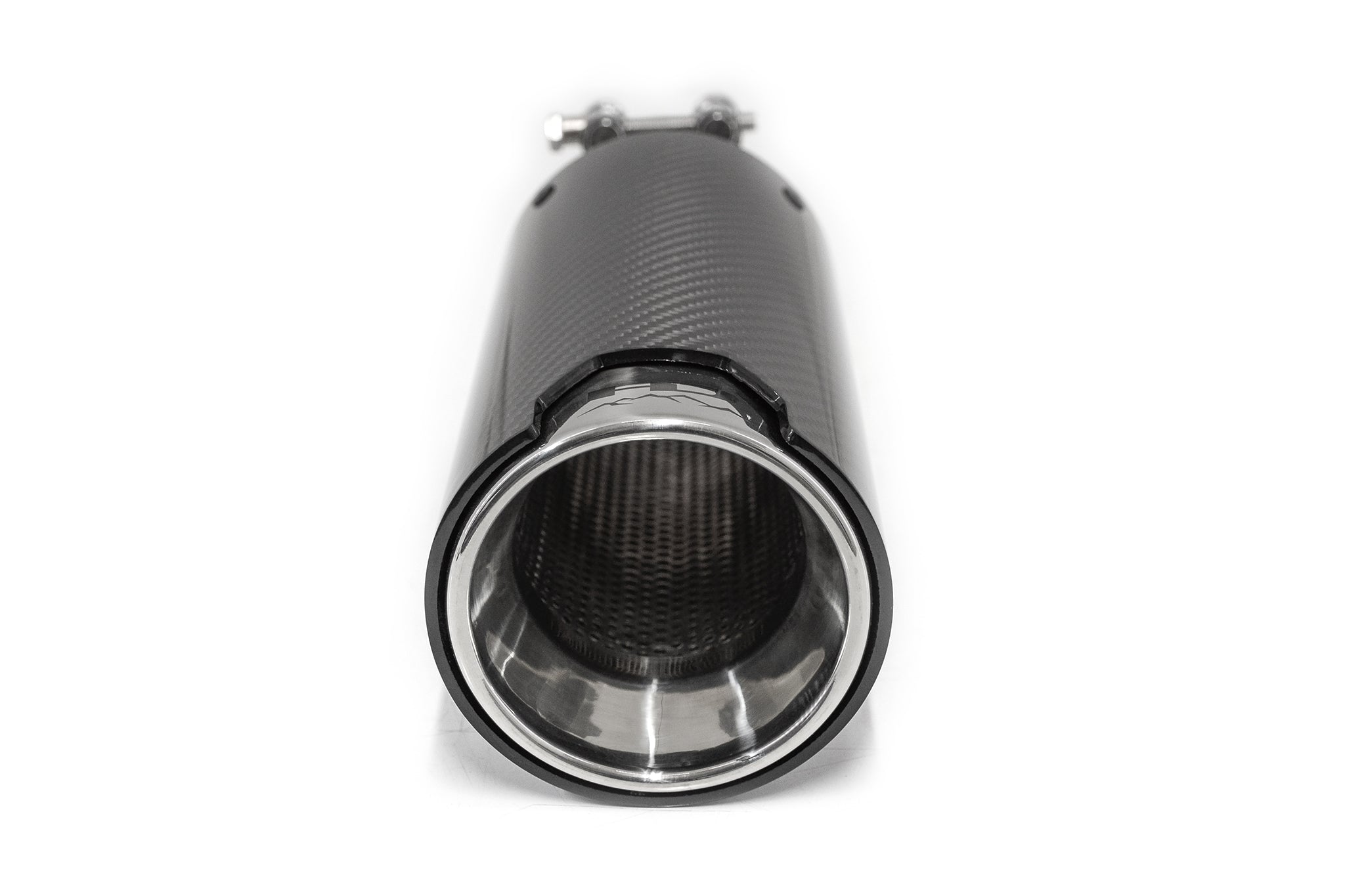 HD Off-Road Polished Stainless & Carbon Fiber Universal Exhaust Tips