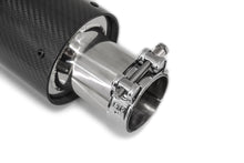 Load image into Gallery viewer, HD Off-Road Polished Stainless &amp; Carbon Fiber Universal Exhaust Tips