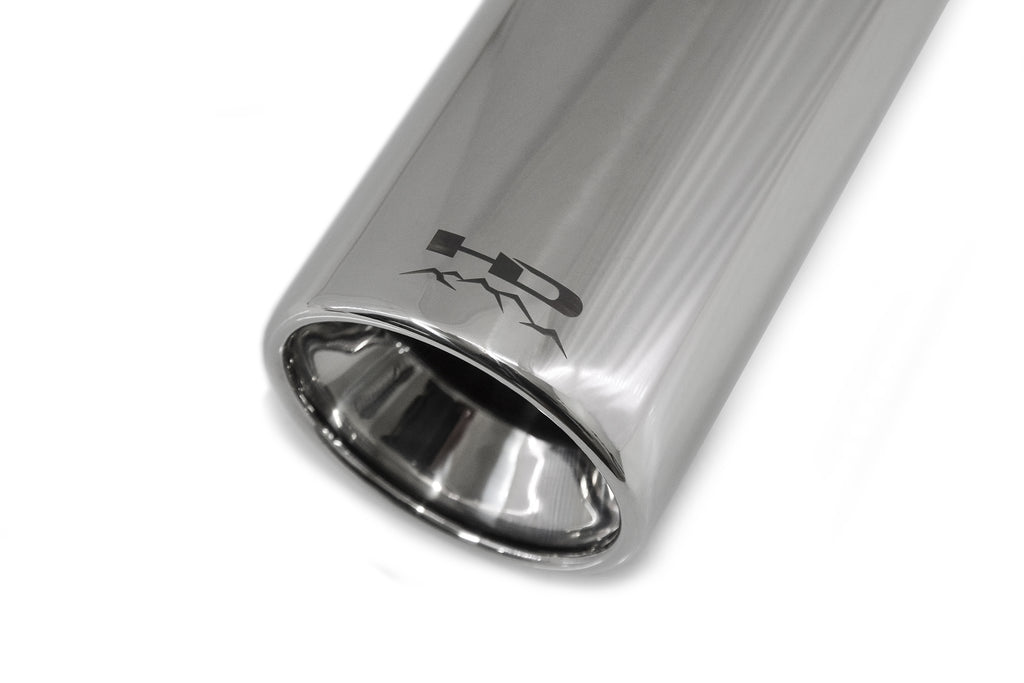 HD Off-Road Universal Polished Stainless Steel Exhaust tip for Chevrolet, Ford, GMC, JEEP, Nissan, & Toyota Trucks & SUV's