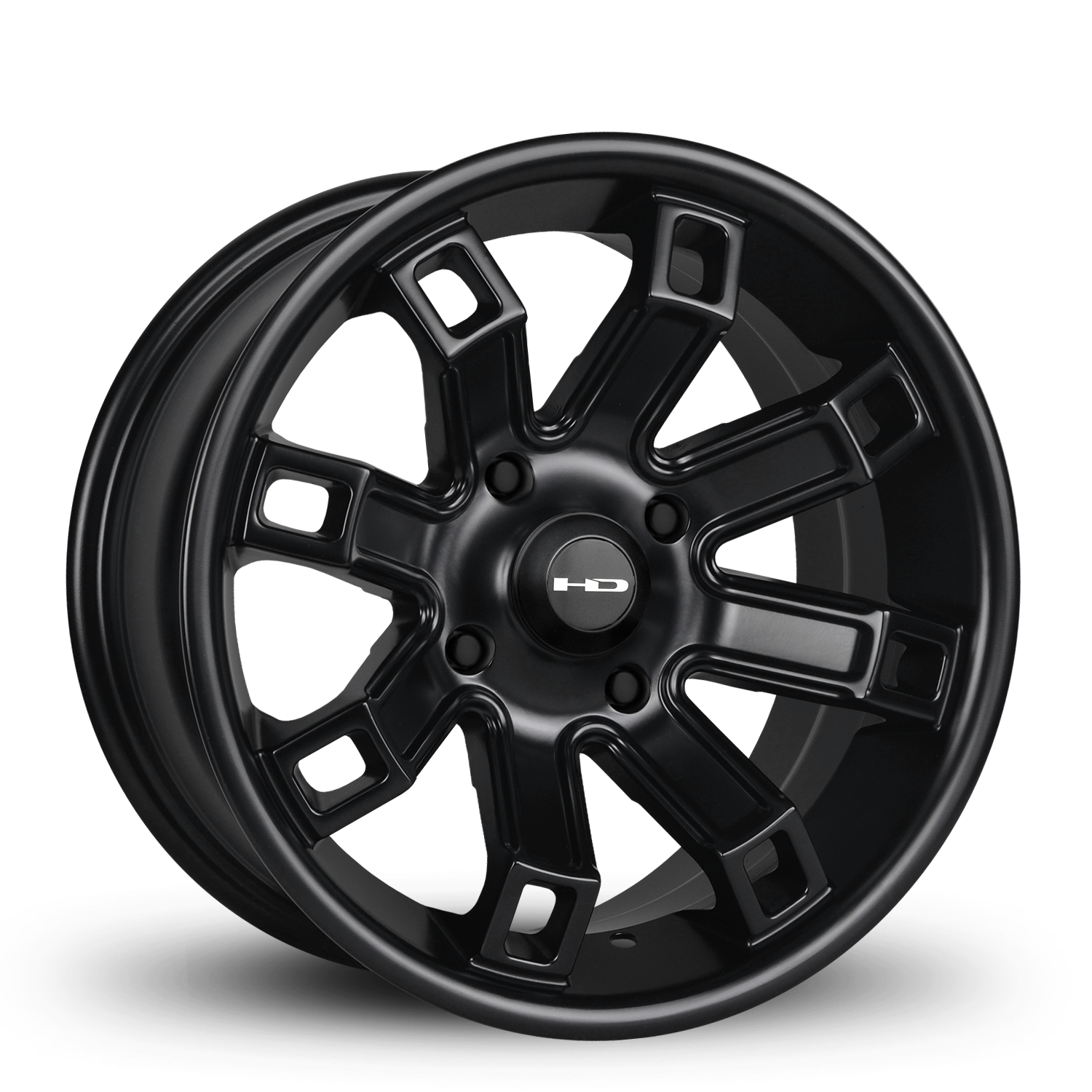 The HD Off-Road Wheels Hollow Point ATV UTV 12 & 14 Satin Black - HPD ...