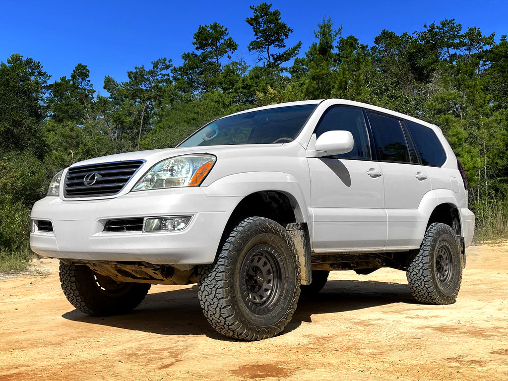 HD Off-Road 17x9.0 Venture Lexus GX Overland Sector Wheels Rims All Satin Black Outdoors Style