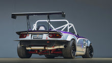 Load image into Gallery viewer, Mazda Miata Full Racecar Jongbloed Racing Wheels 15x11.0 Flow Formed S500 4x100 Spec Miata in All Satin Black Rear Angled Shot