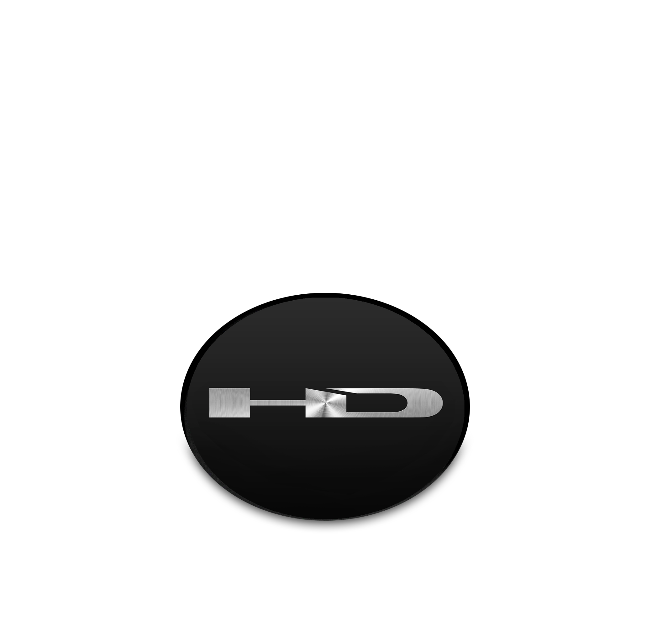 Buy Replacement 44.5mm HD Off-Road Wheel Logos in Black