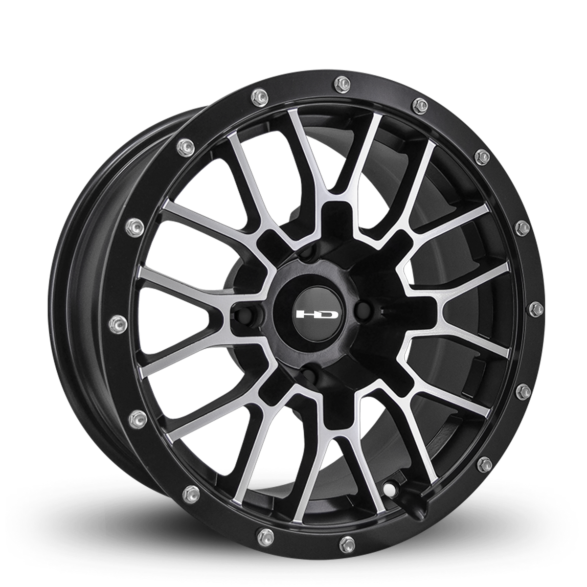 HD Off-Road Wheels RTC ATV 12x7.0 & 14x7.0 Satin Black Machined