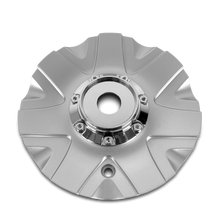 Load image into Gallery viewer, Buy Replacement HD Wheels Storm 7 Silver Center Caps
