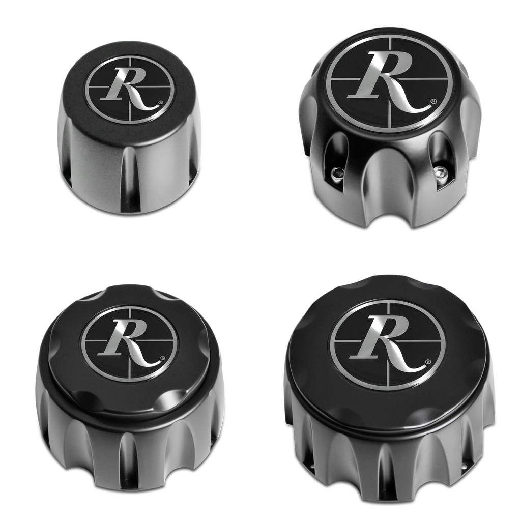 Remington Off-Road - V1 Satin Black Standard Off-Road Truck Wheel Center Caps