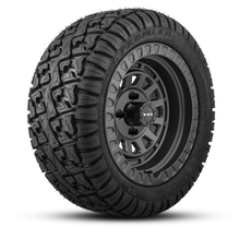 Load image into Gallery viewer, HD Golf Wheel &amp; Tire Package ( 1pc ) 14x7.0 Venture All Satin Grey w ( 1pc ) 23 Inch A/T Tire