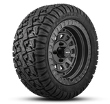 HD Golf Wheel & Tire Package ( 1pc ) 14x7.0 Venture All Satin Grey w ( 1pc ) 23 Inch A/T Tire