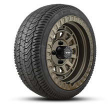 Load image into Gallery viewer, HD Golf Wheel &amp; Tire Package ( 1pc ) 14x7.0 Venture All Satin Bronze w ( 1pc ) 205/40-14 All-Season Tire