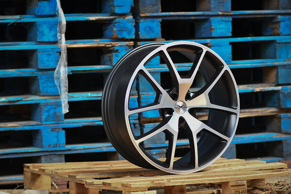 Fathom Designs Passenger Car Wheels 20x8.0 | 5x114.3 | et35mm | 5.3 in | 73.1mm Fathom Designs FDRA Wheels | Satin Black Machined Face