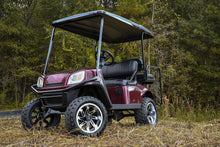 Load image into Gallery viewer, Shop the HD Golf Wheels SAW Gloss Black Machined with A/T Off-Road Tires online today for your Club Car, Cushman, EZGO, ICON EV, Garia, Massimo, Polaris, or Yamaha Golf Cart.