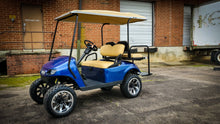 Load image into Gallery viewer, Shop the HD Golf Wheels SAW Gloss Black Machined with A/T Off-Road Tires online today for your Club Car, Cushman, EZGO, ICON EV, Garia, Massimo, Polaris, or Yamaha Golf Cart.