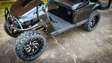 Load image into Gallery viewer, HD Golf Wheels SAW 14x7.0 4x101.6 for Cushman, Club Car, EZGO, ICON, &amp; Yamaha Golf Carts Off-Road or Turf Lifted or Stock Height Wheel &amp; Tire Package