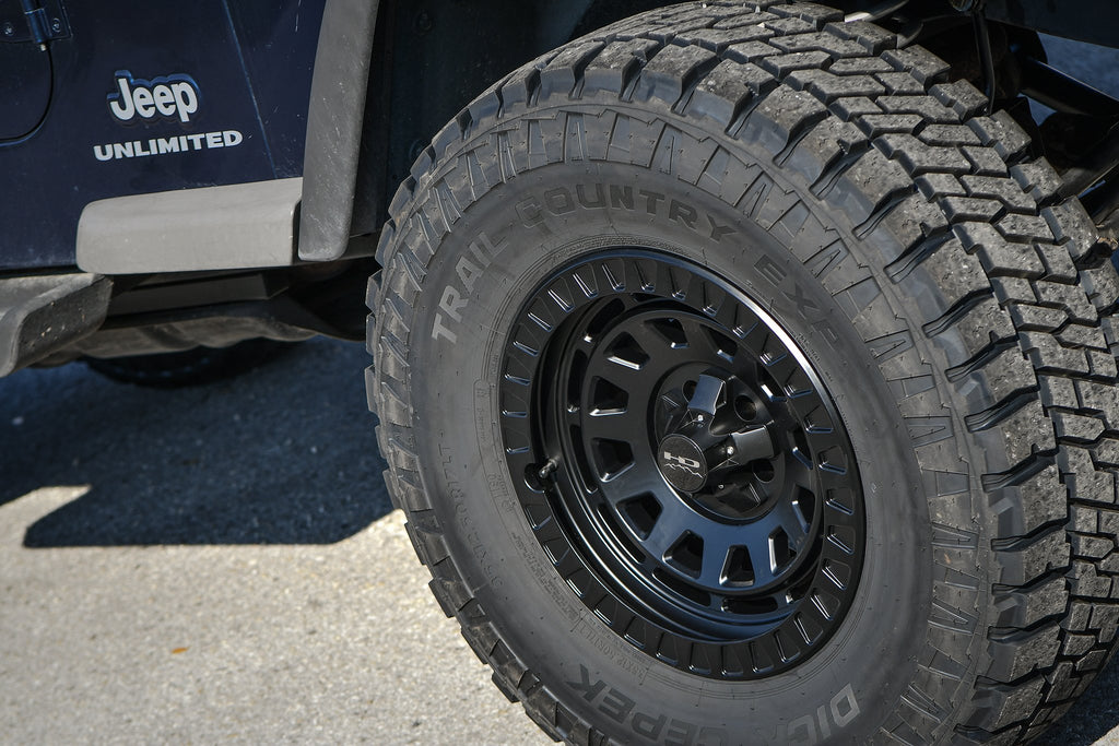 HD Off-Road Wheels Jeep Wheels 17x9.0 | 5x114.3/5x127 | -12mm et | 4.5 in | 71.5mm HD Off-Road VENTURE | All Satin Black