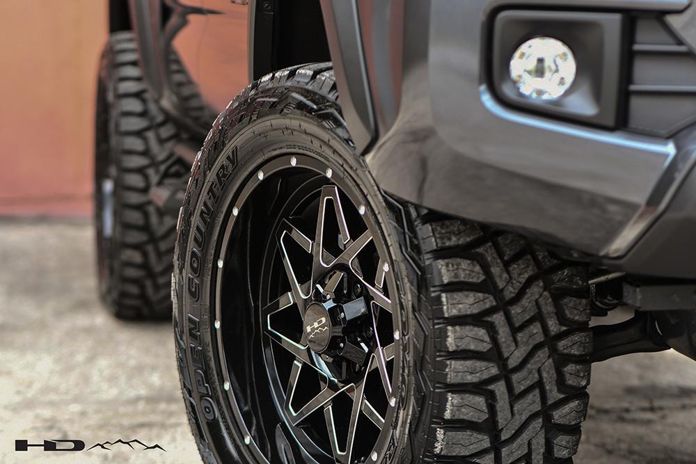 HD Off-Road Wheels Truck & SUV Wheels HD Off-Road Gridlock Wheels | Gloss Black Milled Face