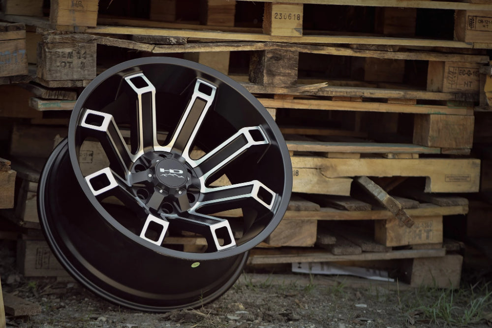 HD Off-Road Wheels Truck Wheels 20x9.0 | 5x127/5x139.7 | et0mm | 5.0 in | 78.1mm HD Off-Road Hollow Point Wheels | Satin Black Machined