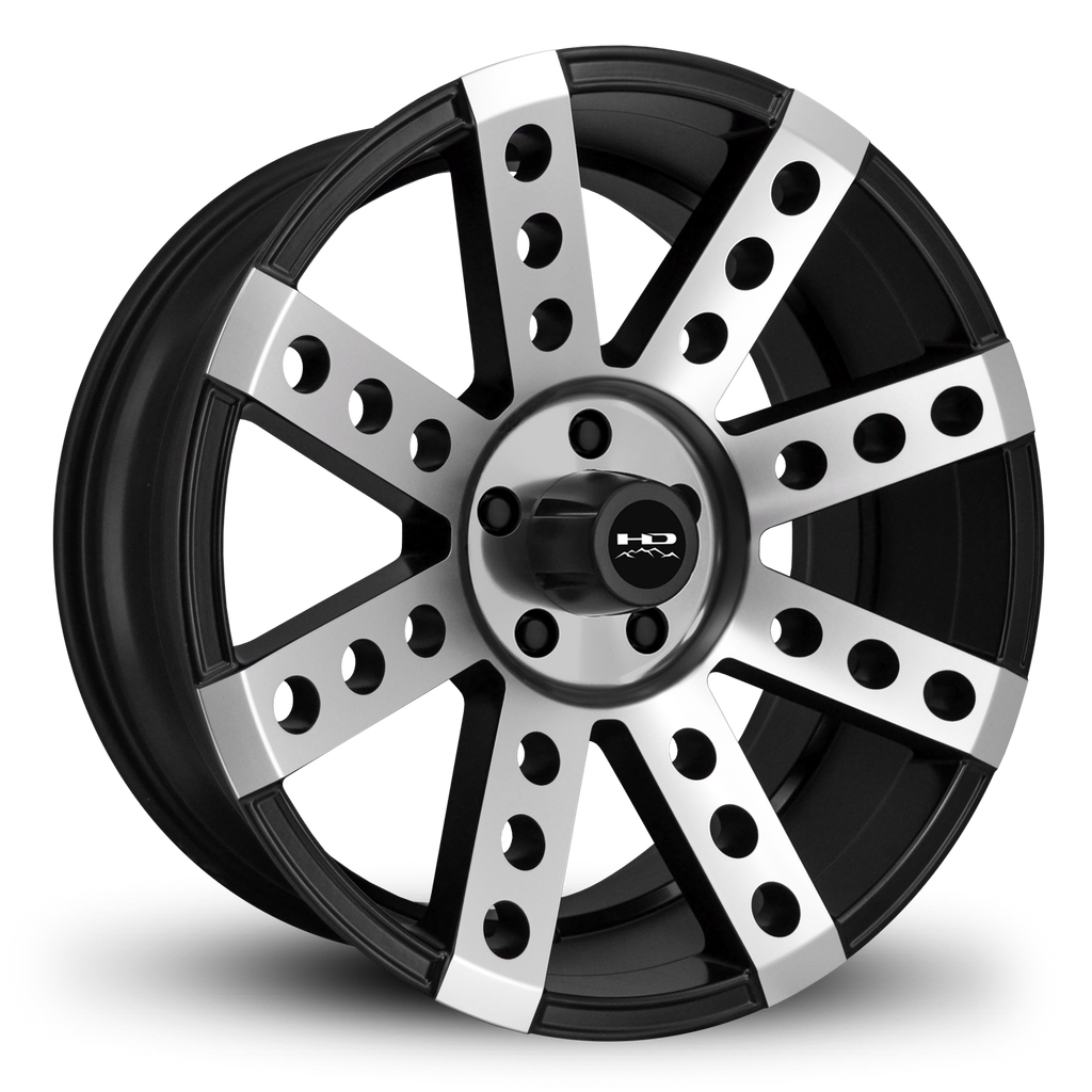 HD Off-Road Wheels Truck Wheels 20x9.0 | 5x127 | et0mm | 5.0in | 71.5mm HD Off-Road Buckshot Wheels | Satin Black Machined Face