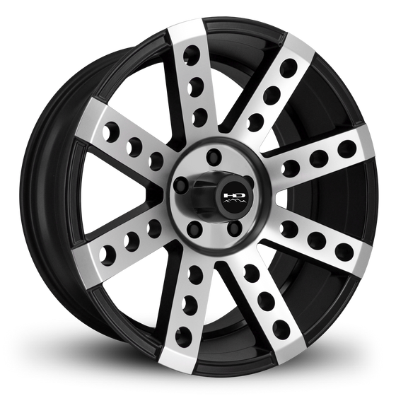 HD Off-Road Wheels Truck Wheels 20x9.0 | 5x127 | et0mm | 5.0in | 71.5mm HD Off-Road Buckshot Wheels | Satin Black Machined Face