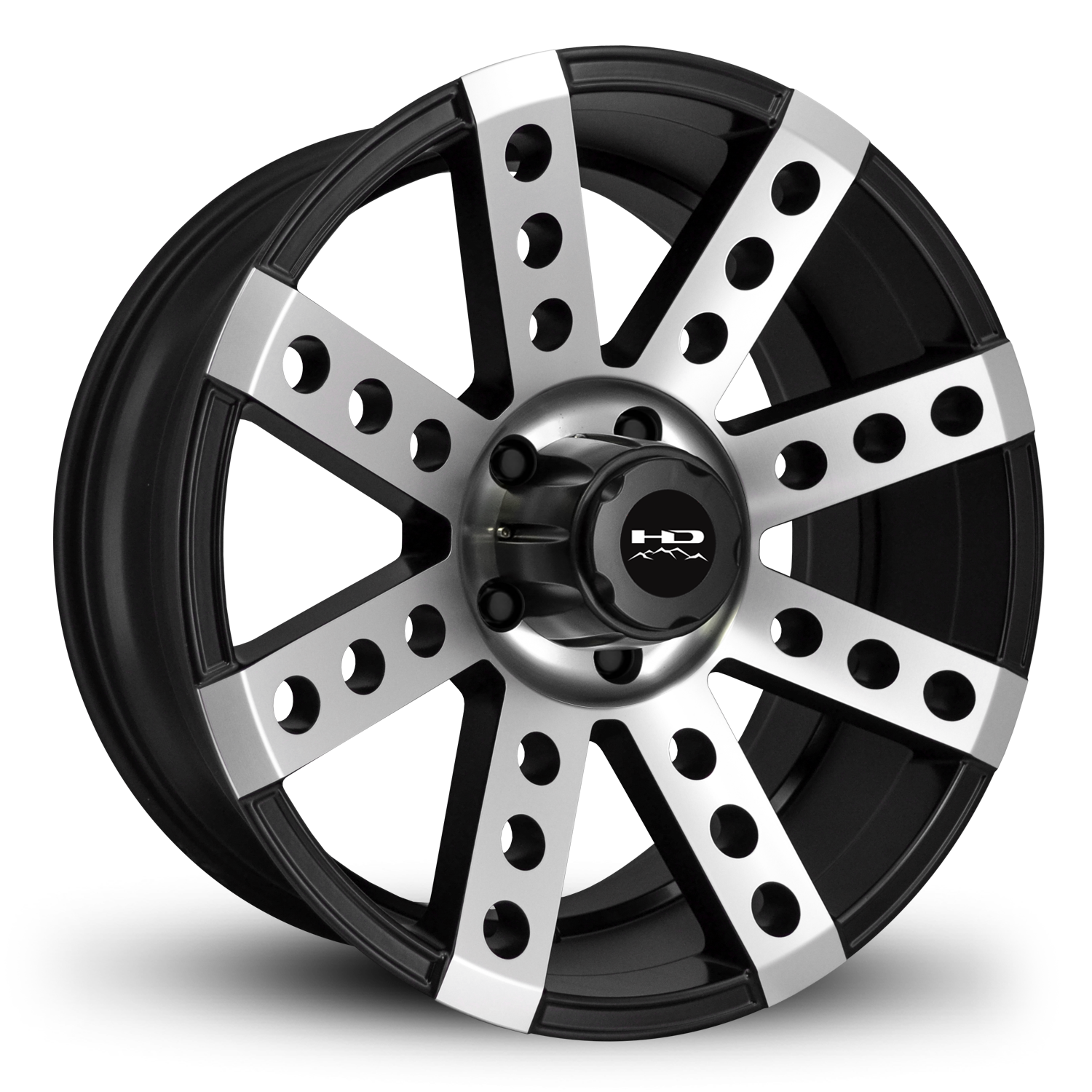 HD Off-Road Wheels Truck Wheels 20x9.0 | 5x139.7 | et0mm | 5.0 in | 78.1mm HD Off-Road Buckshot Wheels | Satin Black Machined Face