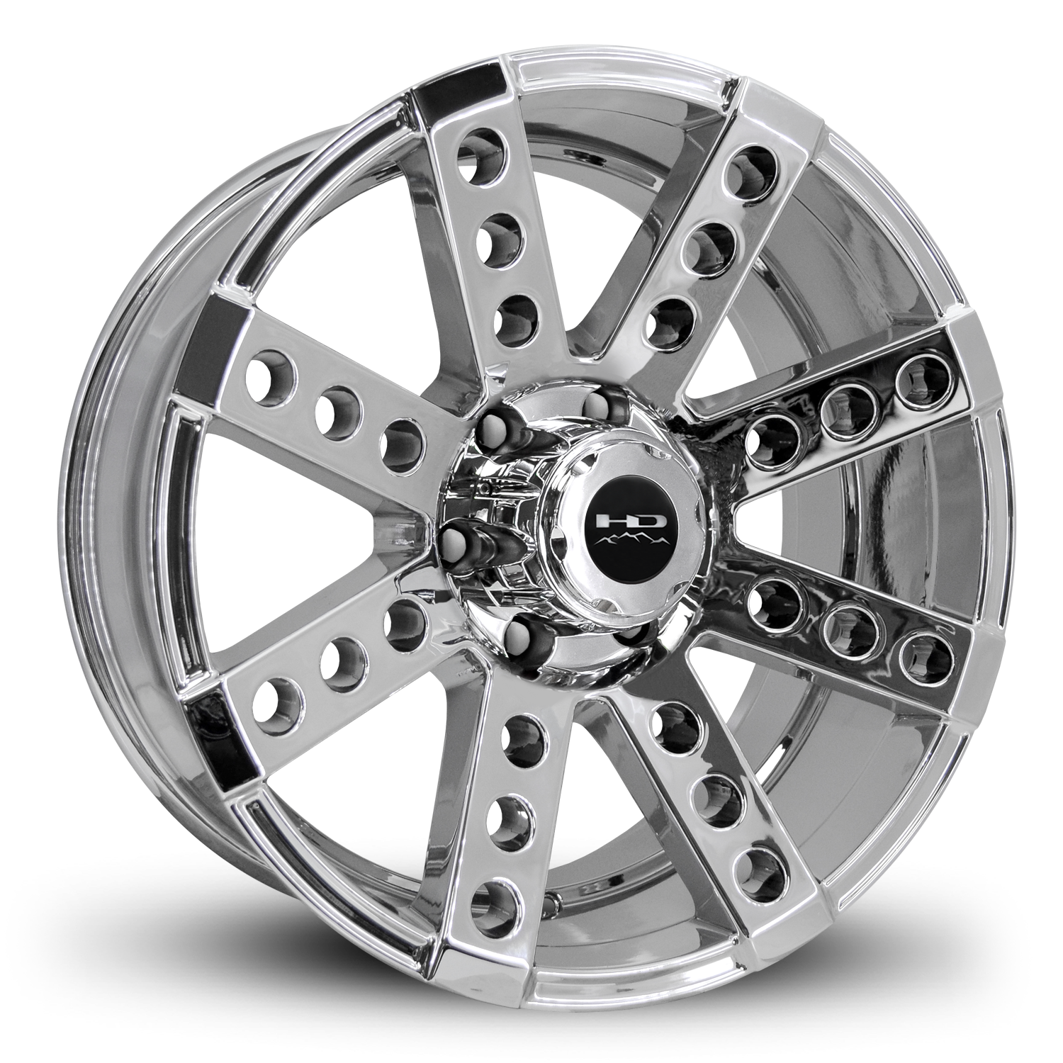 HD Off-Road Wheels Truck Wheels 20x9.0 | 6x139.7 | et0mm | 5.0 in | 106.2mm HD Off-Road Buckshot Wheels | PVD Chrome