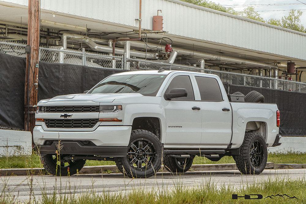 HD Off-Road Wheels Truck Wheels HD Off-Road 8-Point Wheels | Gloss Black Milled Edges