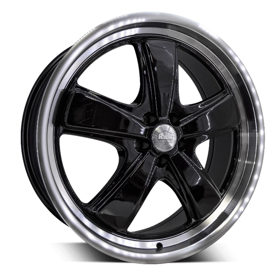 HD Wheels HD Classics P1 20 x 8.0 / 5 x 112 (et40mm) / Gloss Black Machined Lip HD Classics P1 - Closeout