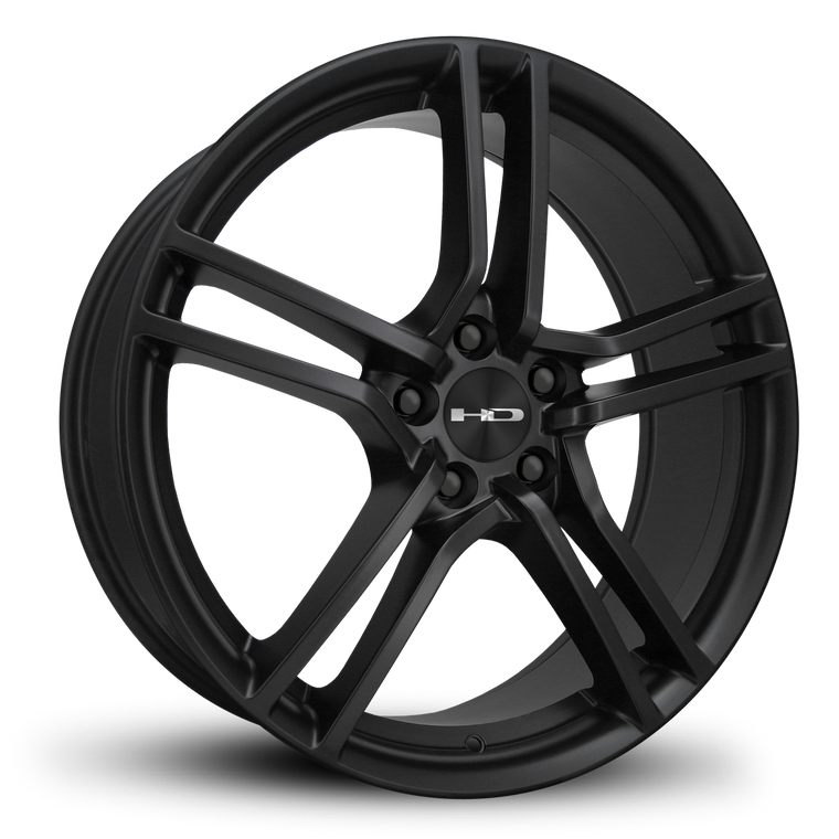HD Wheels Passenger Car Wheels 17x7.0 | 5x114.3 | et38mm | 5.5 in | 73.1mm HD Wheels Vento | All Satin Black