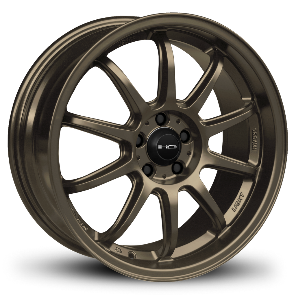 HD Wheels Passenger Car Wheels 17x7.5 | 5x100 | et35mm | 5.6 in | 73.1mm HD Wheels Clutch | All Satin Bronze