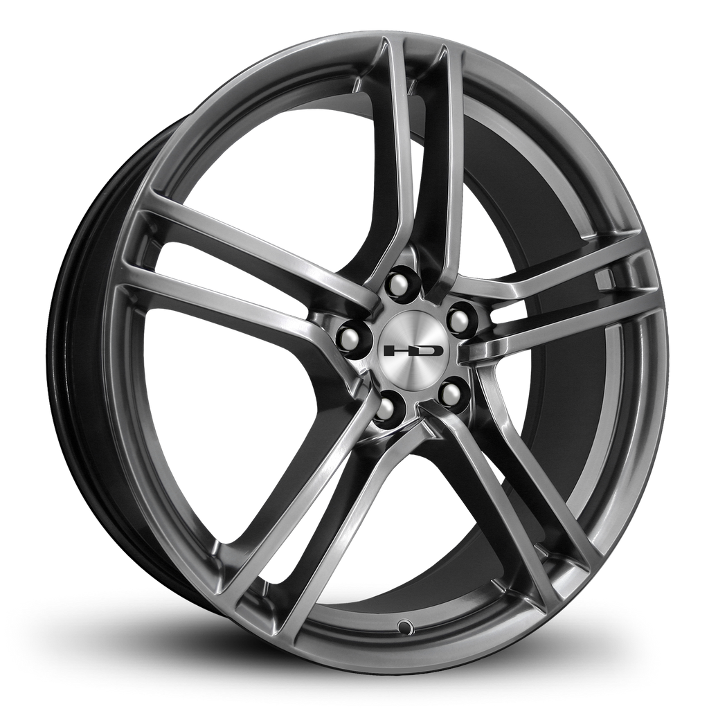 HD Wheels Passenger Car Wheels 18x7.5 | 5x114.3 | et38mm | 5.8 in | 73.1mm HD Wheels Vento | Hyper Black
