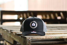 Load image into Gallery viewer, Klassik Rader Wheels Official Richardson 112 Snap Back Trucker Style Hat in Gray &amp; Black