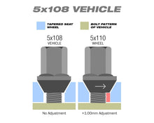 Load image into Gallery viewer, Perfectly Tight Lug Nuts Tapered Seat / PCD Adjusting Lug Nuts - Black