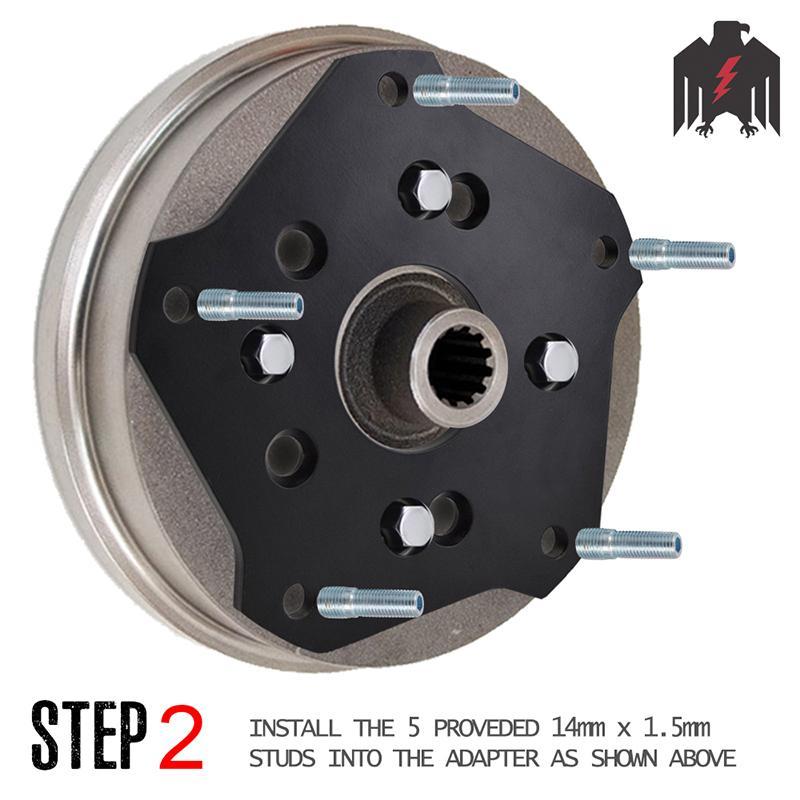 Vw beetle outlet wheel adapters
