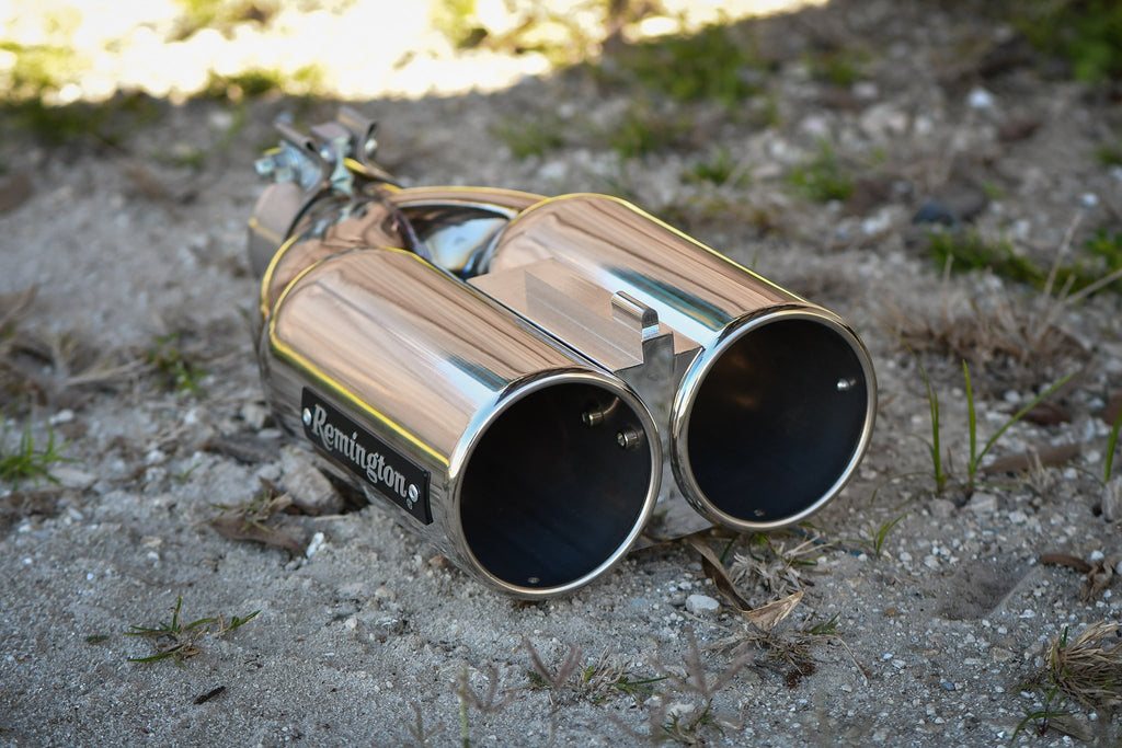 Remington Off-Road Exhaust Tips Remington® Off-Road Edition "Double Barrel" Universal Exhaust Tips