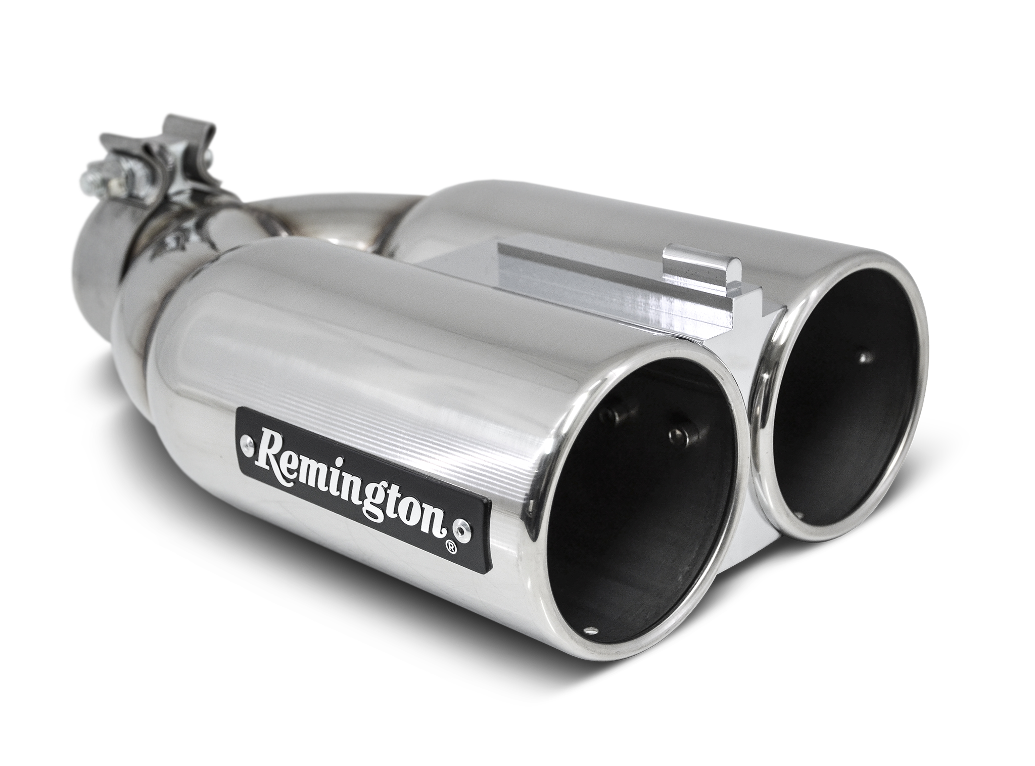 Remington® Off-Road Edition "Double Barrel" Polished Universal Exhaust Tips